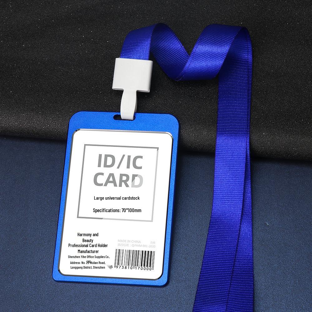 

Custom Aluminum Alloy Badge & ID Holder with Lanyard