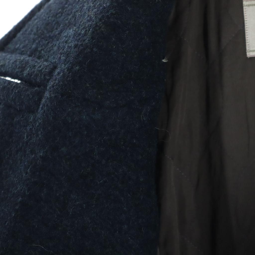 TROVE Long sleeve wool pea coat 40 Navy Men's Used