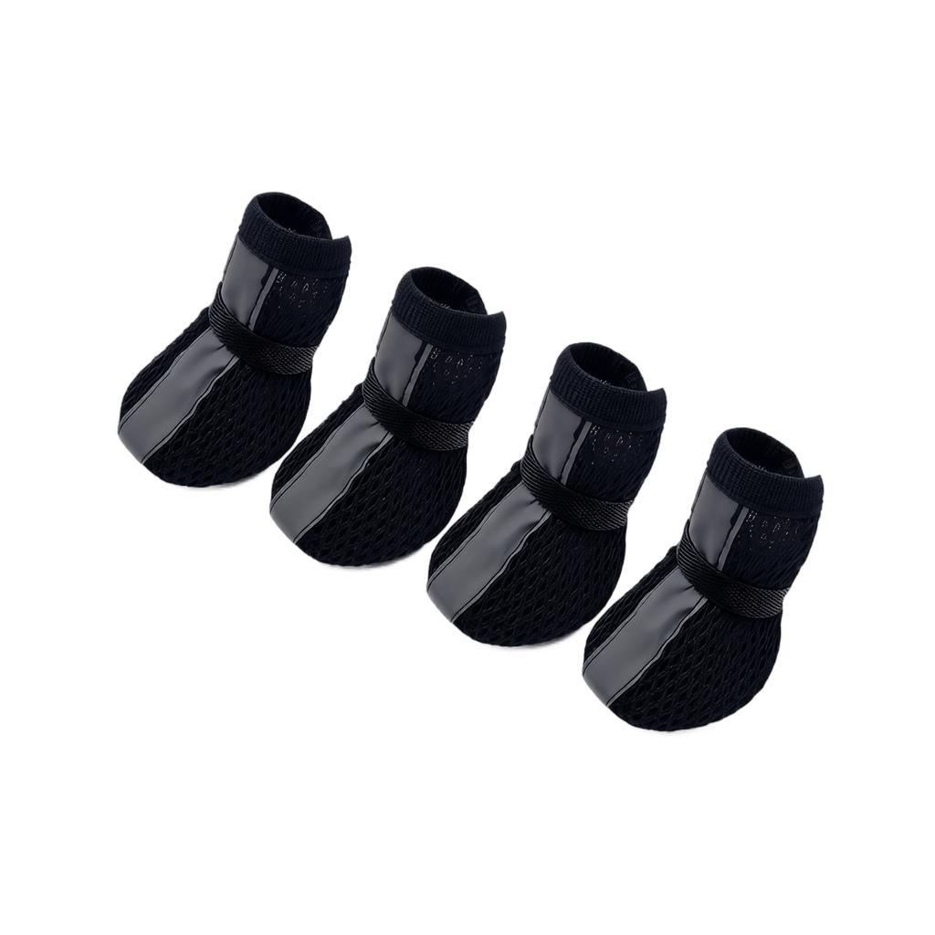 Small Dog Shoes Mesh Breathable Reflective - Outdoor Protectors for Teacup Non- Fit