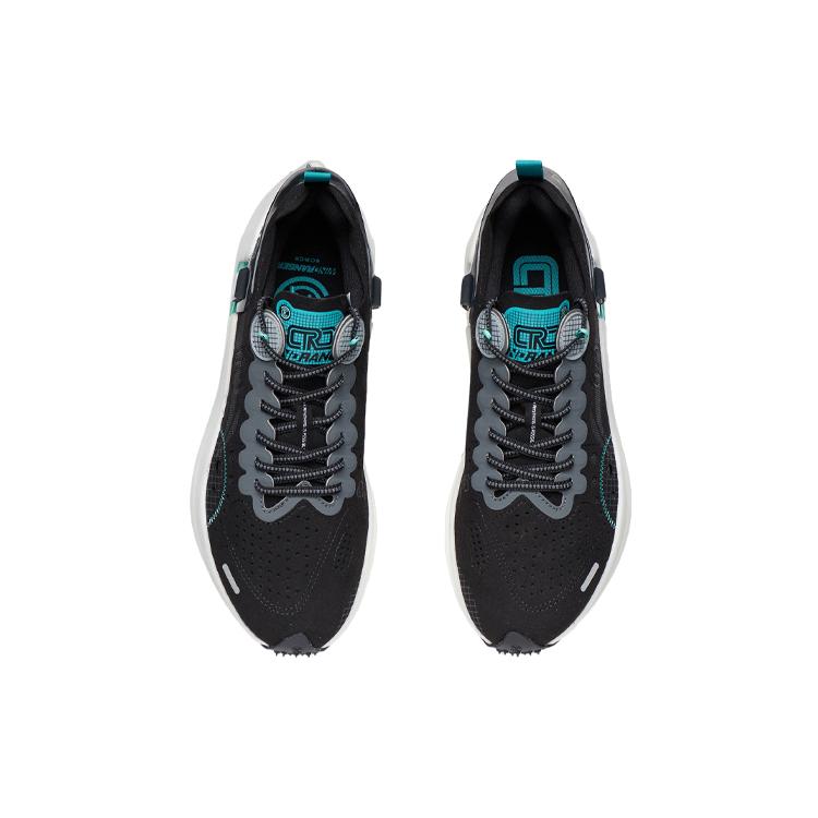 Li Ning Ranger Running Shoes Men's Low Top Black/Dark Iron Gray/White ARYR063-2