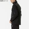 Mizuno Techfill Breath Thermo Training Black Jacket, Water-Repellent, Moisture-Wicking, Heat-Retaining, Washable, Windproof, 32MEB535,