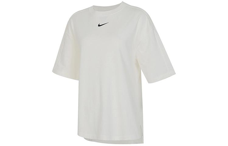 Nike Women ss Logo Crewneck Casual T-Shirt White HJ3947-133 S