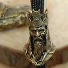 Pope Brass Knife Beads Edc Diy Paracord Woven Bracelet Lanyard Pendants Accessories Pontiff Head Sculpture Outdoor Tool Hangings