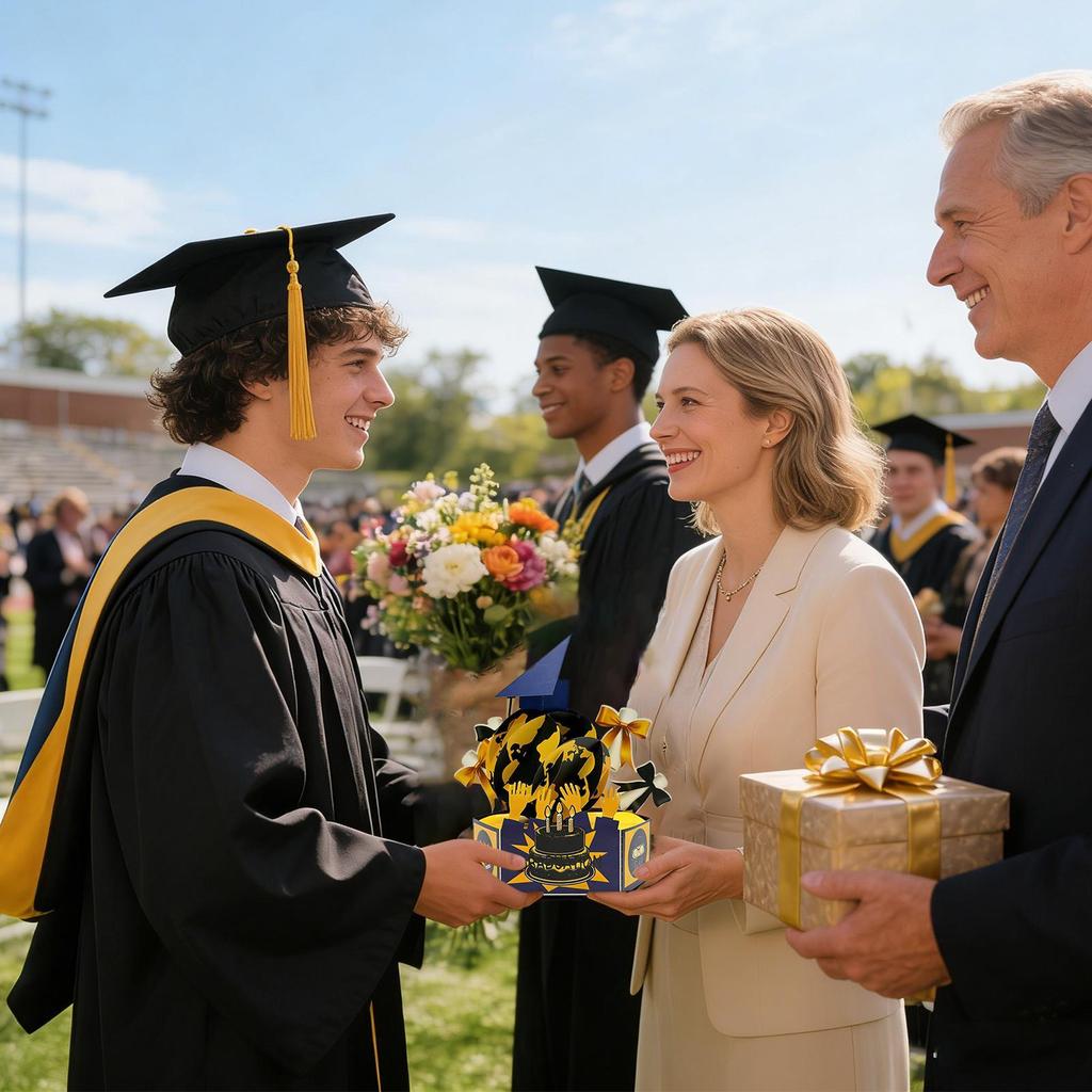 Graduation Cards 2026 3D Graduate Greetings Graduate Congratulations Card For High School College Ceremony Parties Dinners