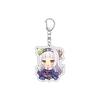 55MM Anime hololive Keychain Tokino Sora/Robocosan/Ōokami Mio/Shirogane Noel Key Chain Acrylic Model Plate Christmas Gifts