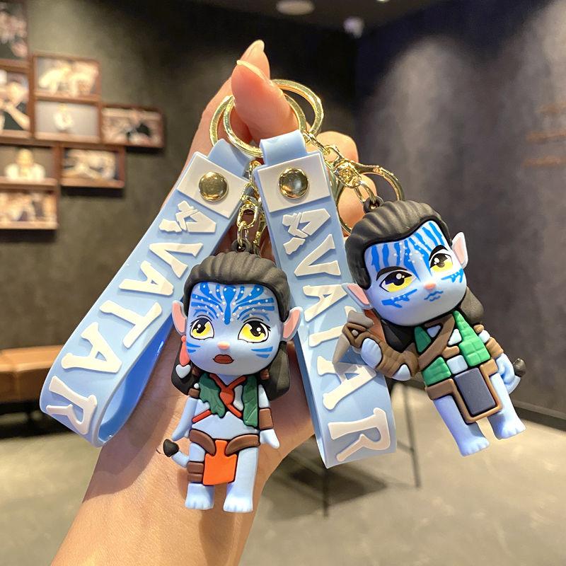 New Anime Avatar Keychain Cartoon Keyring Car Key Backpack Pendent Pvc Doll Decoration Accessories Kids Fans Charm Gifts