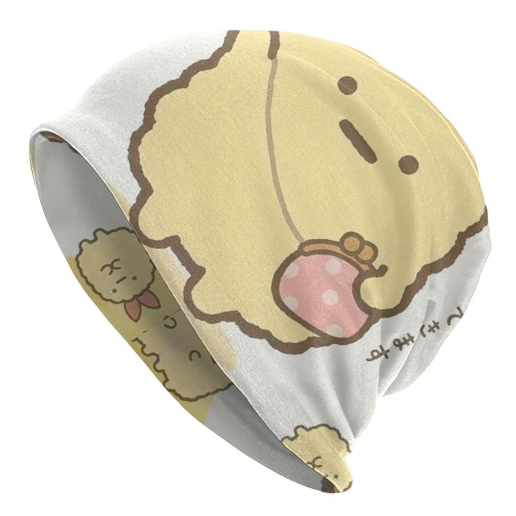 Unisex Winter Warm Bonnet Homme Knitting Hats Fashion Sumikko Gurashi Japanese Cartoon Beanie Cap Anime Game Beanies Caps For