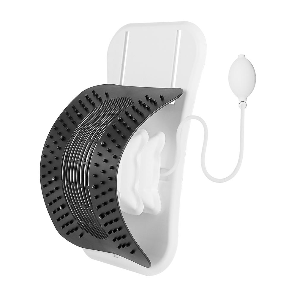 

Foreverlily Adjustable Back Massager Airbag Waist Neck Support Massage Lumbar Cervical Muscle Relax Stretcher Posture Massager чёрный