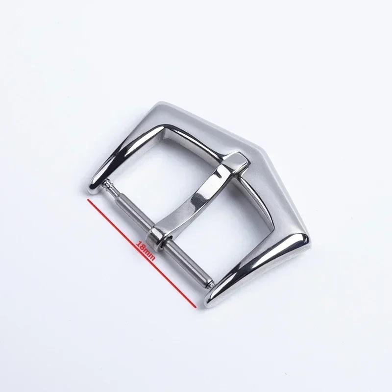High Quality 18mm Precision Stainless Steel Folding Buckle For Patek Strap Philippe Leather Rubber Watchband Nautilus Pin Clasp