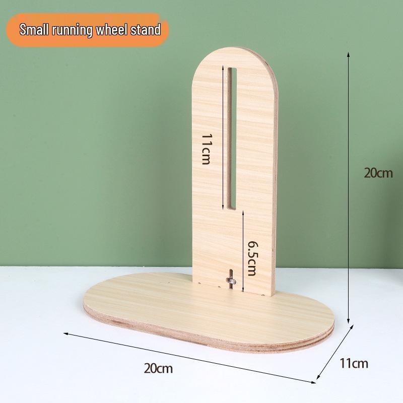 Luxury Solid Wood Hamster Villa with Pet Stairs and Sleeping Nest