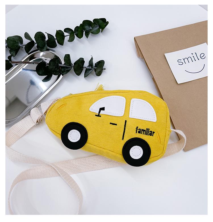 

Korean Children s Cartoon Car Shoulder Bag: 2026 Mini Fashion Crossbody & Coin Purse for Girls, Spring/Summer Collection.