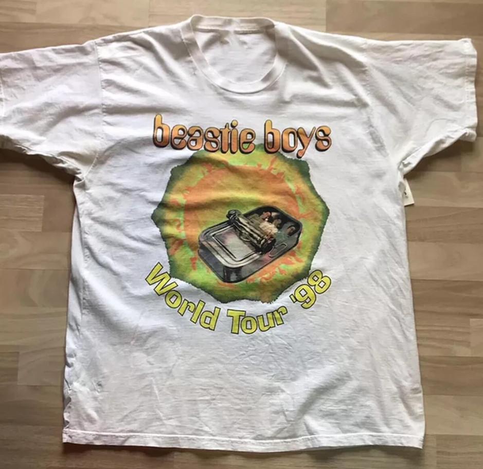 

beastie boys World TOur Unisex T-Shirt All Size White UB606 Unisex T-Shirt XL