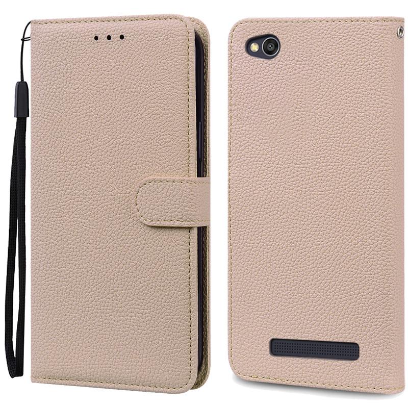 

Для Xiaomi Redmi 4A Чехол Redmi 4A 4 A Роскошный Кожаный Чехол-Книжка с Кошельком для Xiaomi Redmi 4A a4 Чехол Кошелек Сумки для Телефона Coque Funda For Redmi 4A бежевый