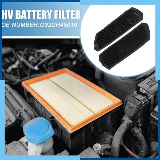 Pack(2) HV Battery Filter No.G92DH45010 Air Flow Intake Filter For Toyota Sienna