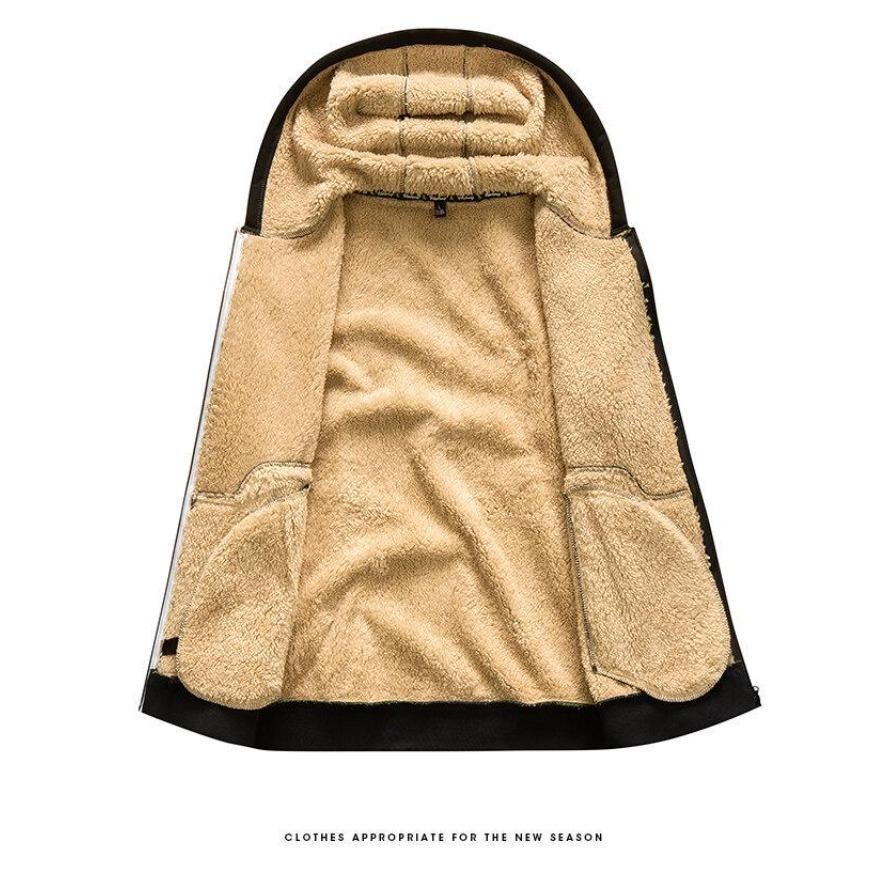 Lammskinnshuvtröja för män, höst/vinter 2023, trendig enfärgad, plus sammet, förtjockad jacka