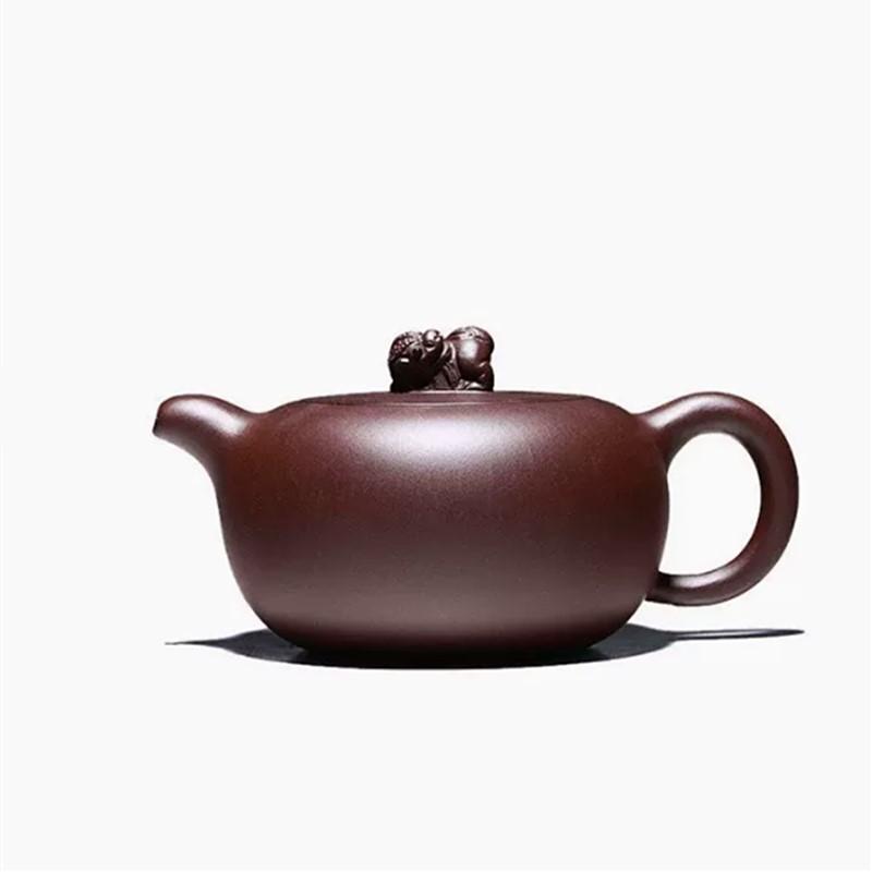 

1 PCS of handmade Yixing raw ore purple and red mud big red robe large capacity creative purple clay teapot zisha tea set