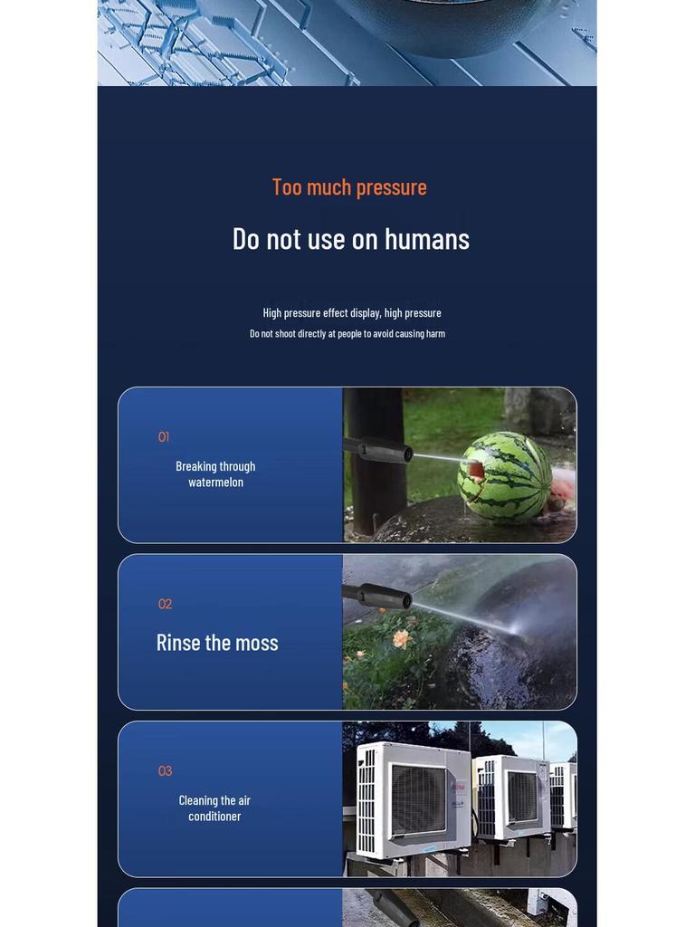 Lithium Battery High-Pressure Car Wash Gun