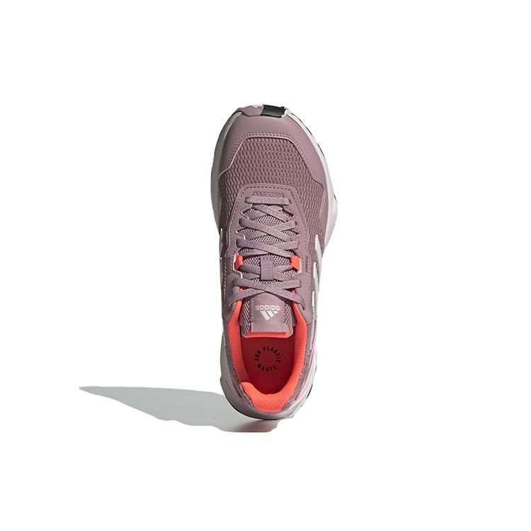 Adidas Tracefinder Trail Comfortable Sports Fabric Mesh Non-Slip Wear-Resistant Breathable Low-Top Trail Running Shoes Women Sneaker Purple Q47240