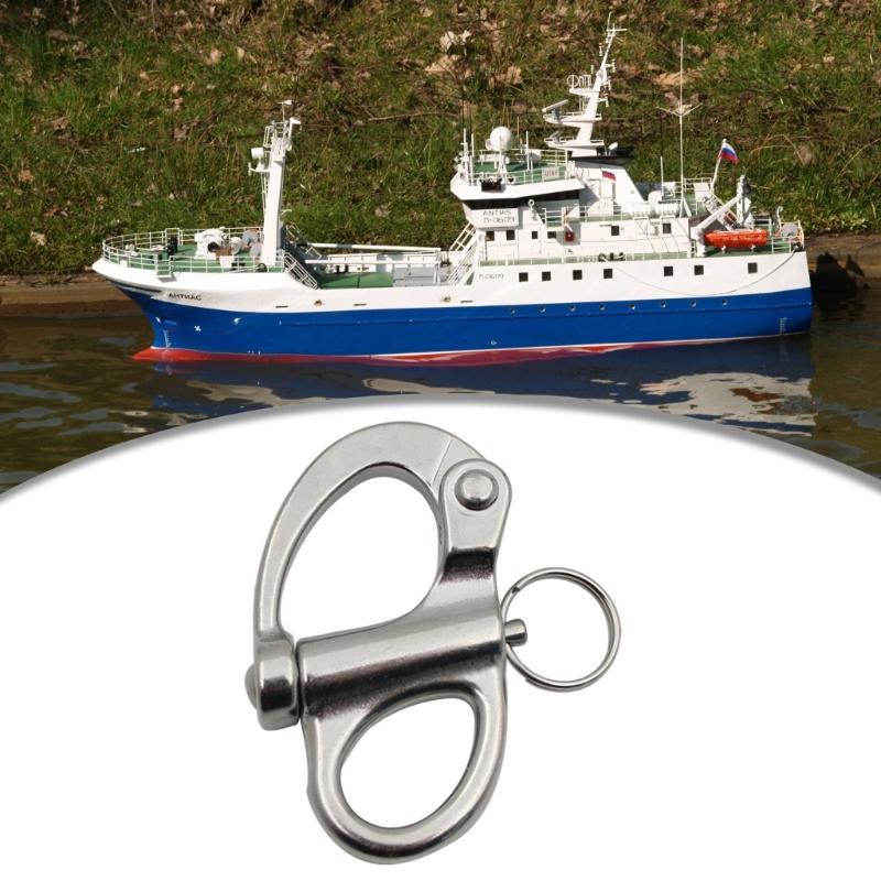 Stainless Steel Swivel Snap Shackle Rings RotarySpring Hook 35/52/69/96mm