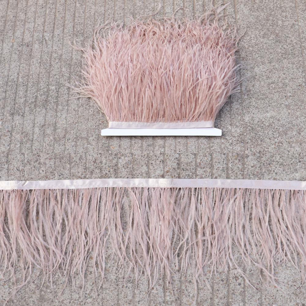 Thickened Encryption Ostrich Hair Cloth Edge 10-15Cm Feather Clothing Skirt Accessories