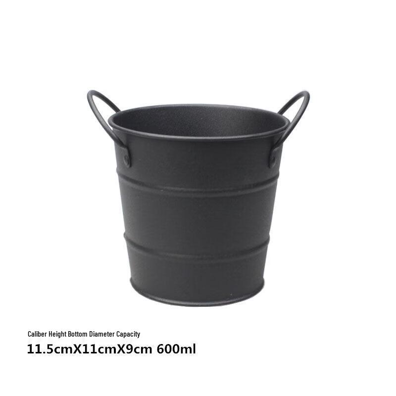 ZISIZ Trendy Stainless Steel Ice Bucket