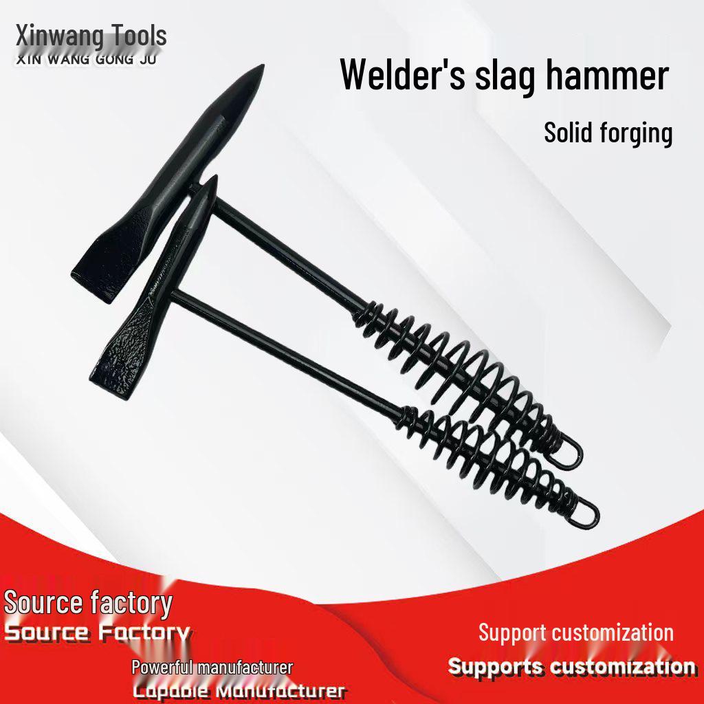 Industrial Spring Double-Headed Slag Hammer for Welding and Rust Removal