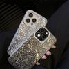 Luxury Shiny Diamond Laser Armor Case for iPhone 16 15 14 13 Pro Max 16Promax Reflective Bumper Defender Camera Protection Cover