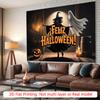 Party Backdrop Halloween Flat Spooky Witch Pumpkin Event Backdrop Decoration Party Decor