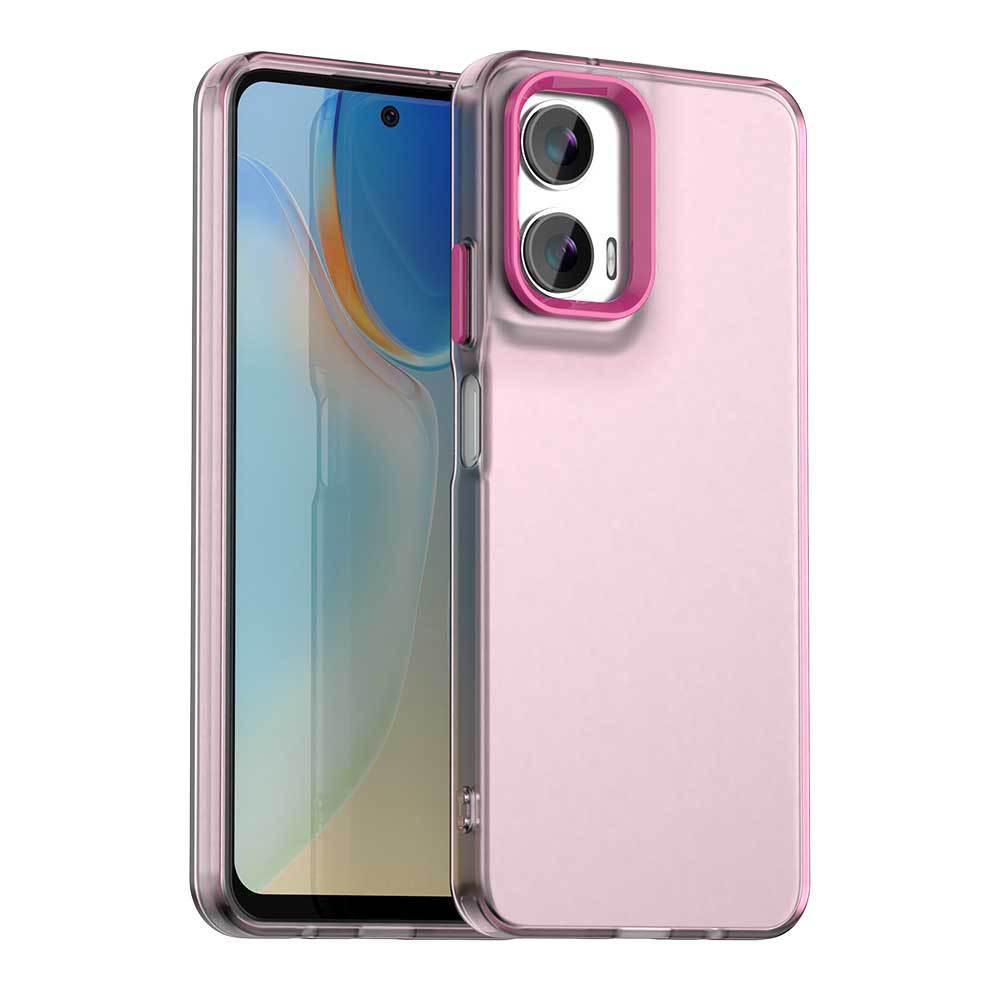 Frosted Transparent Phone Case for Motorola Edge 50 Neo and Moto G35 5G