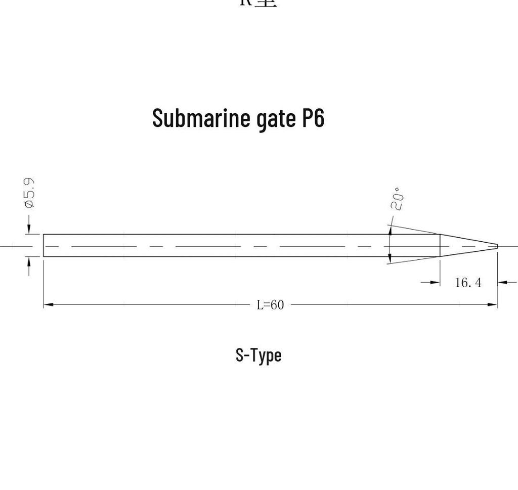 Fine Runner EDM Copper Electrode: Submerged Gate Purple Copper Rod
