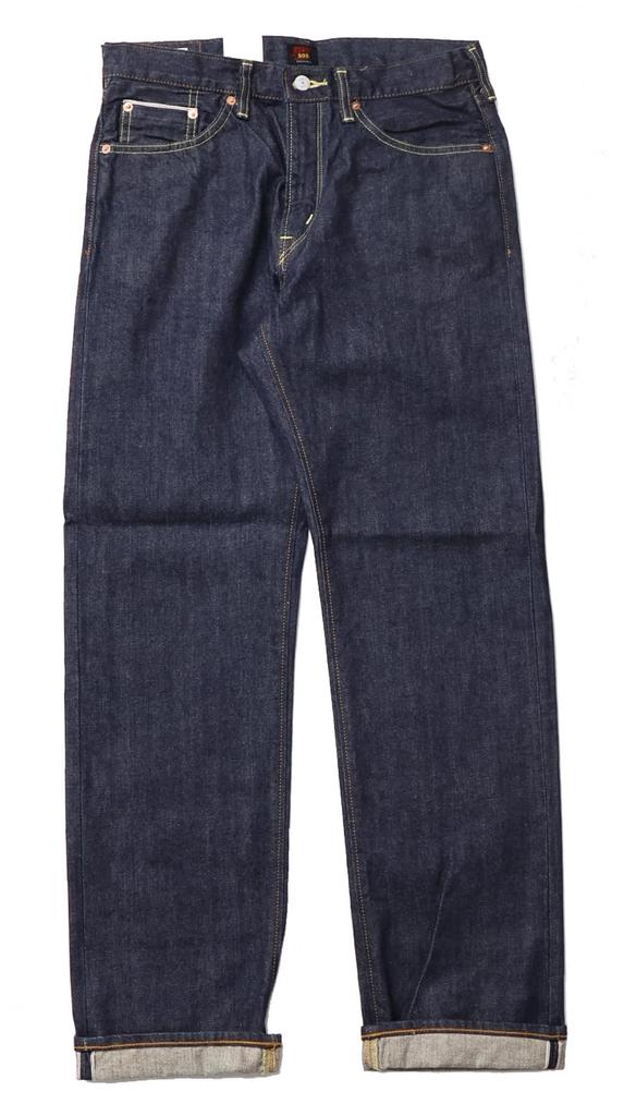 Edwin Jeans 505ZX Loose Straight Denim Made In Indigo Size 34 Pants, Japan, E50550, Men's, Blue,