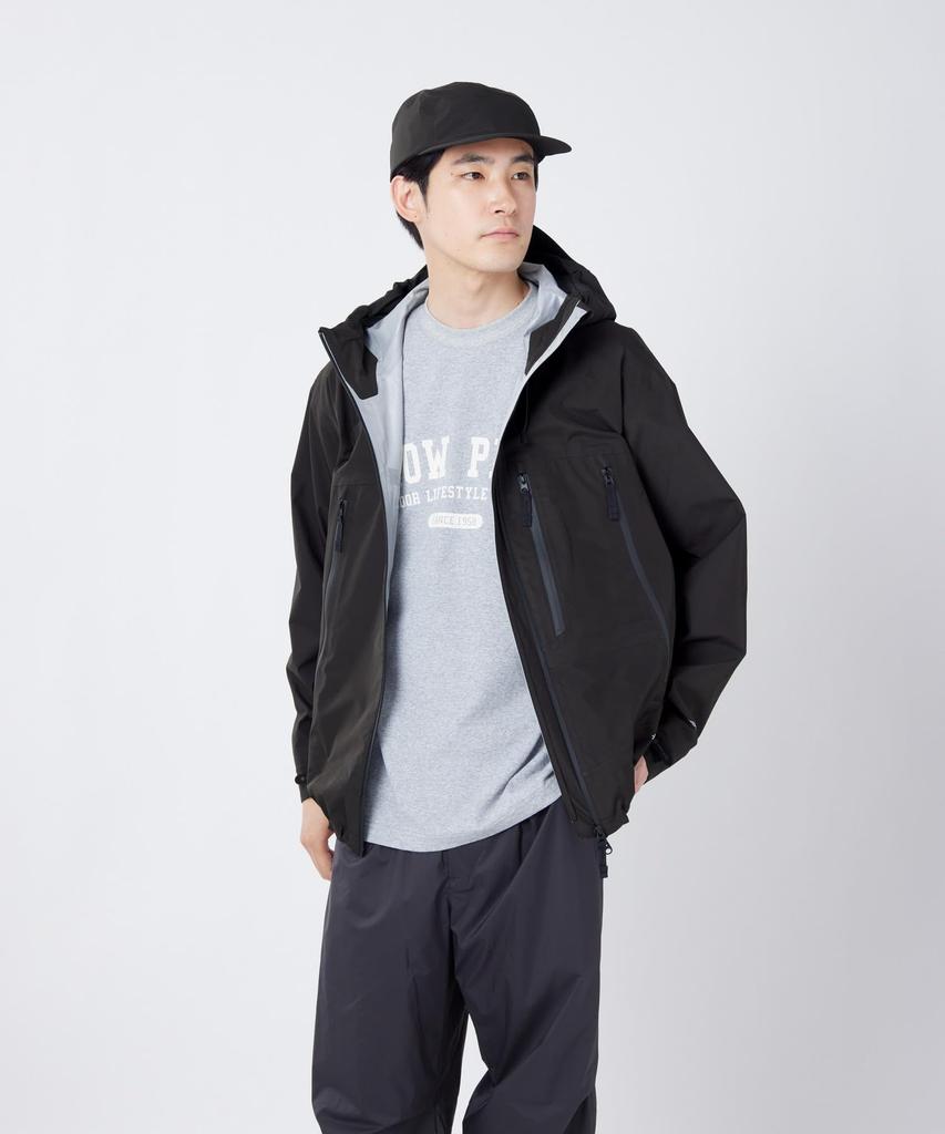 Rain Jacket Rain Jacket Raincoat BLACK M [Snow Peak] GORE-TEX JK-26SU014 Men's Women's