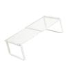 Expandable Storage Shelf for Cabinets Carbon Steel Wire-Deck Shelf Layer, 38-62 Cm for Kitchen Counter Use Zones