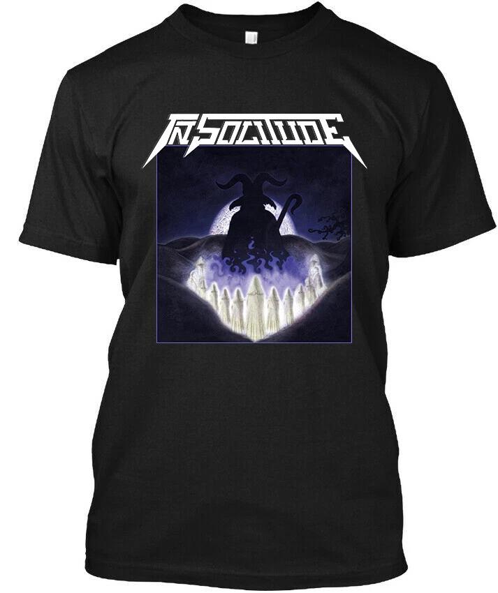 New POPULAR! In Solitude Swedish Heavy Music Retro Graphic Logo T-Shirt S-5XL M