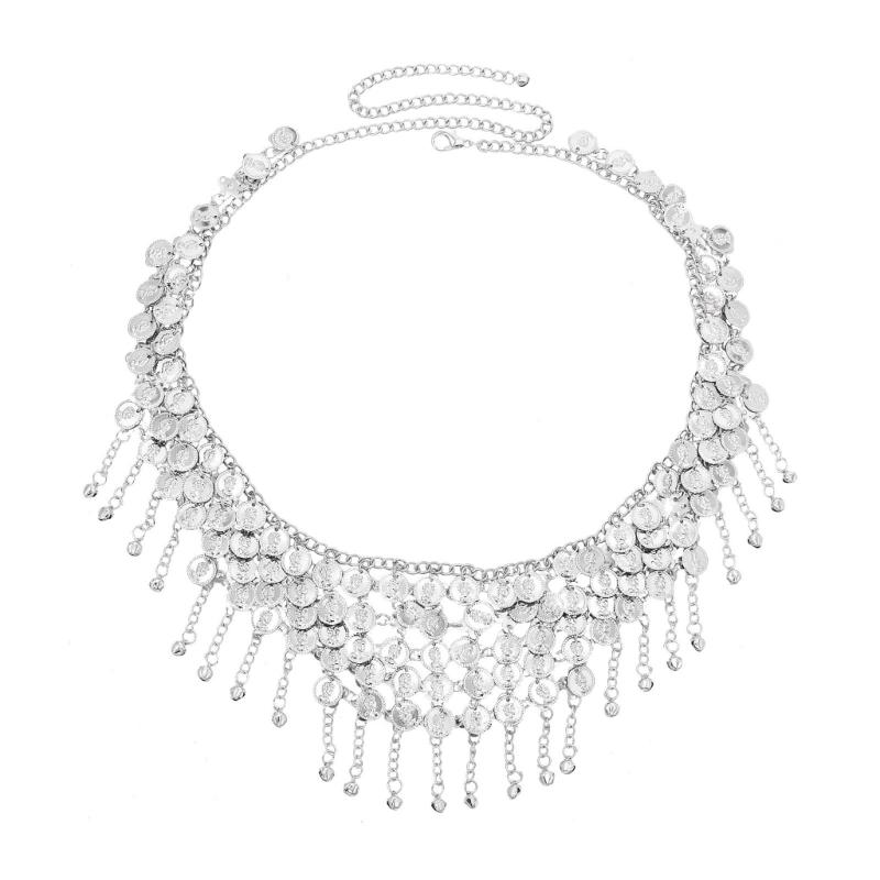 

Adjustable Length Tassels Waist Chain Blings Body Chain Decorative Body Chain for Traditional Chinese Attires