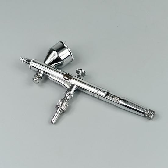 1 Set Airbrush Dual Action Control Outer Adjustment Gravity Feed Precise Nozzle Nail Art Airbrush for Makeup Tool