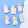 Graduated Baby Bottle Charms: Cartoon DIY Resin Ornaments for Crocs and Crafts
