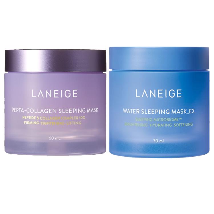 

Laneige Water Sleeping Mask & Bouncy & Firm Sleeping Mask Set 60ml+70ml