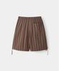 LIKE A MODS Striped Resort Half Pants_Brown