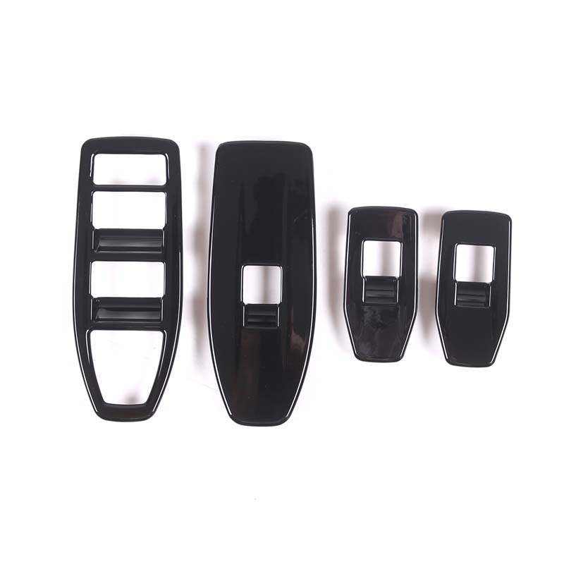 ABS Chrome/Carbon Fiber Car Window Lift Swtich Button Cover Trim Accessories For BMW X1 IX1 U10 U11 2026-2026