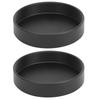 2Pcs Aluminum Alloy Camera Lens Rear Cap Cover Replacement for M42 Screw Lens Mount