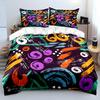 Abstract colorful graffiti pattern Print Soft Comfortable Duvet Cover Bedding Set Included 1*Duvet Cover 2*Pillowcases