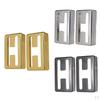 2pcs Brass Electric Guitar Pickup Cover Covers H-Shaped 3 Colors