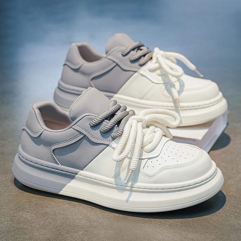 Scarpe da ginnastica comode, traspiranti, alla moda, per studenti e ragazzi, casual, quattro stagioni, da uomo, con suola morbida.