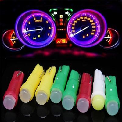 10 Stück Auto-LED-Lampe T5 1 SMD Auto-COB-LED-Instrumentenlicht-Anzeigelampe