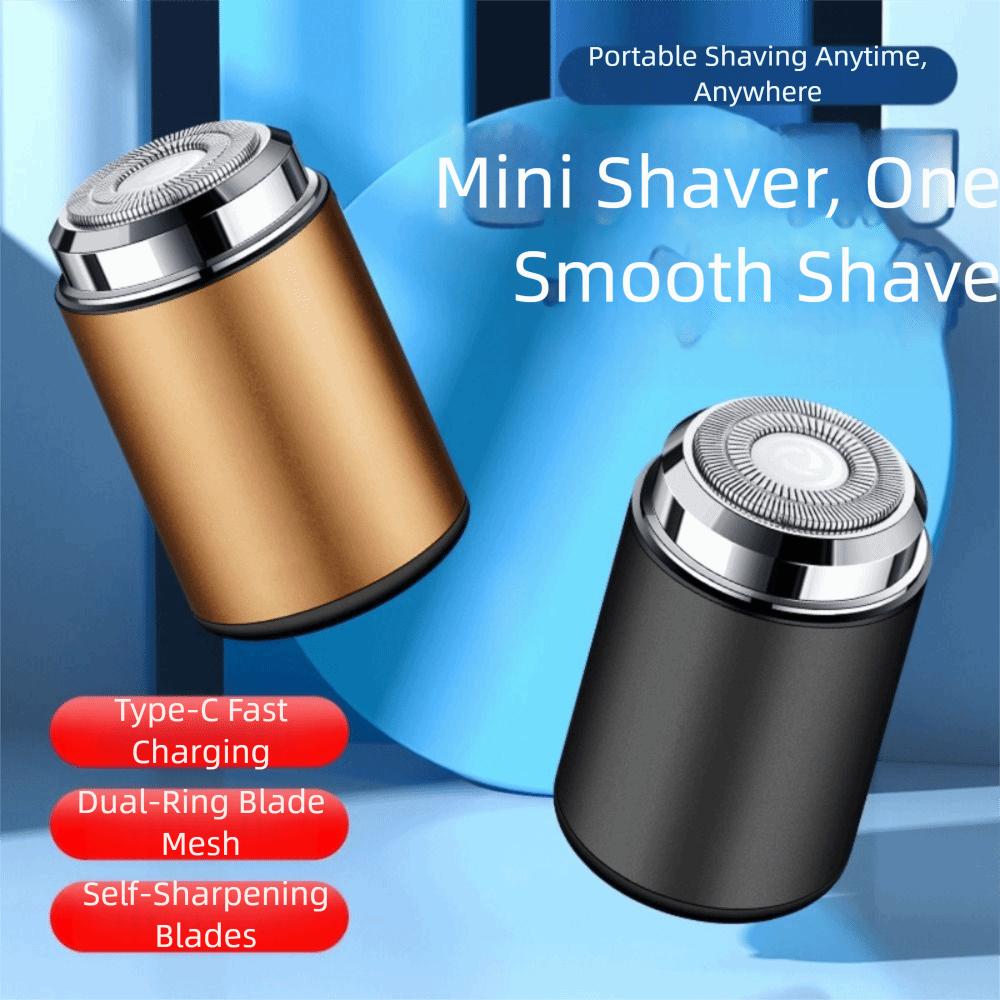 Powerful Motor Electric Razor IPX6 Waterproof Mini Shaver USB Rechargeable Razor  Pocket Size
