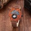 2025 New personalized creative wooden watch men quartz watches relojes para hombres relogio masculino
