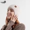 Unisex Winter Warm Plush Knit Wool Hat with Ear Protection