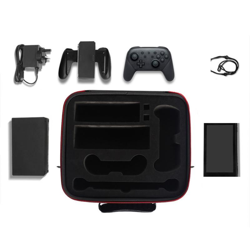 Black/ Gray Pressure Resistant Hard Carrying for Case Fitness Ring Packet for Switch NS  Adventure Game Accessories