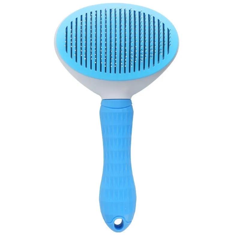 Dog Brush Pet Cat Comb Self Cleaning Pet Hair Remover Brush For Cats Dogs
